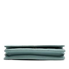 CC Quilted Caviar Wallet on Chain