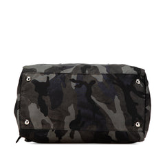 Tessuto Camouflage and Saffiano Satchel