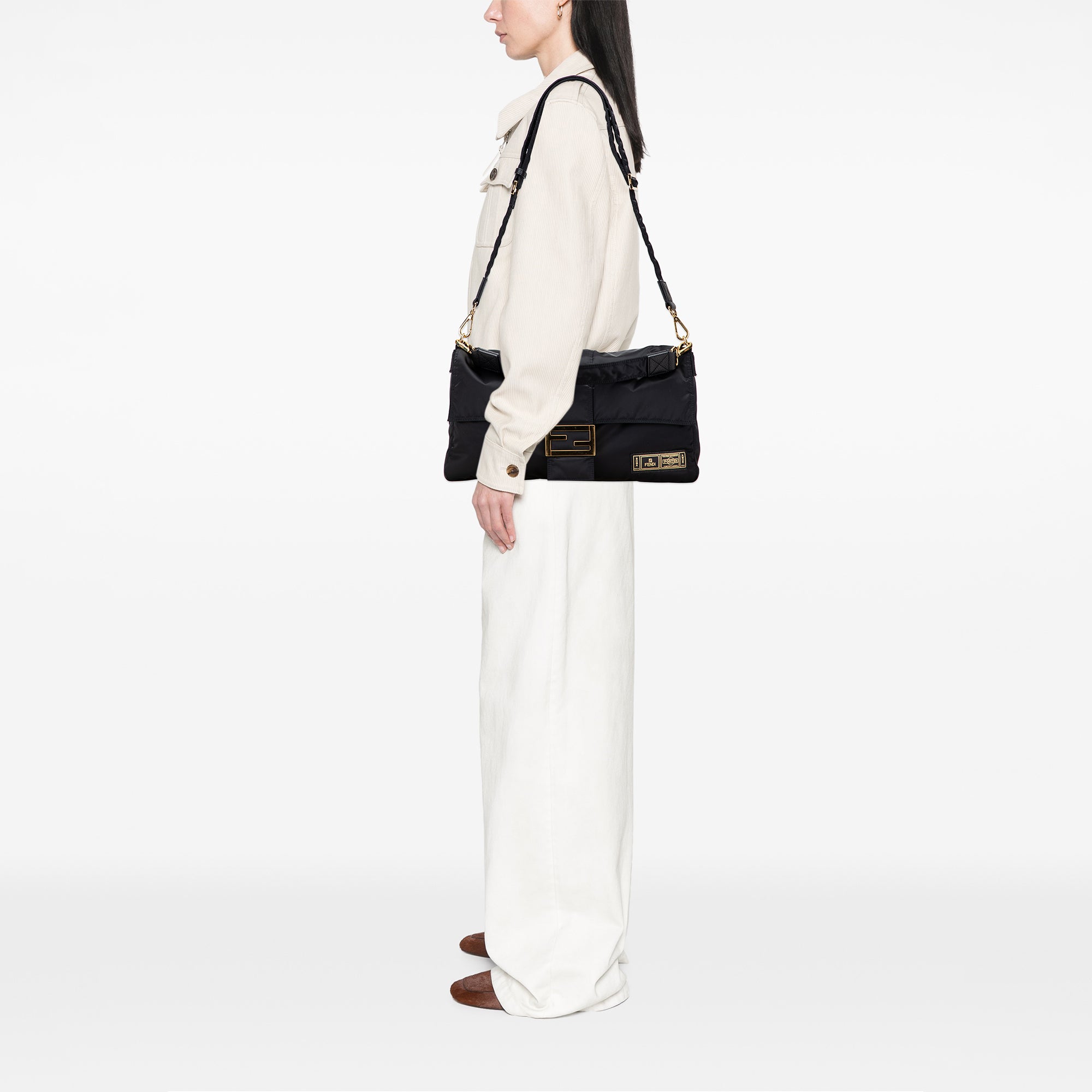 Porter Nylon Baguette Satchel