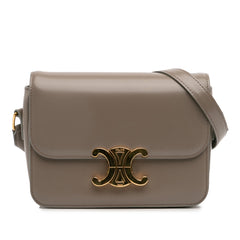 Teen Shiny Calfskin Triomphe Crossbody