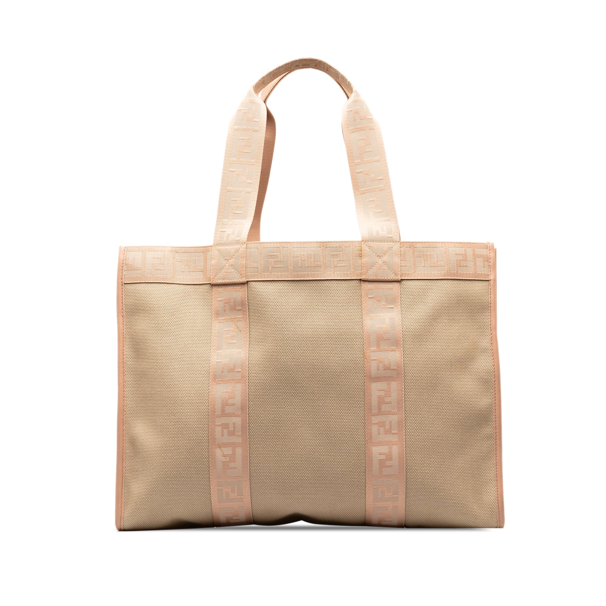 Zucca-Trimmed Canvas Tote_2