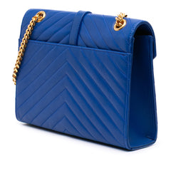 Medium Matelasse Lambskin Monogram Envelope Shoulder Bag