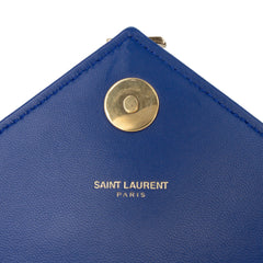 Medium Matelasse Lambskin Monogram Envelope Shoulder Bag