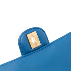 Mini Rectangular Classic Chevron Lambskin Single Flap