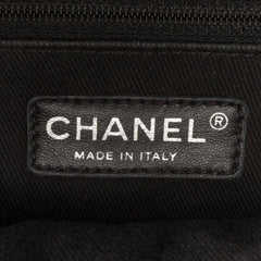 Jumbo Quilted Iridescent Caviar Easy Flap