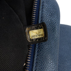 Jumbo Quilted Iridescent Caviar Easy Flap