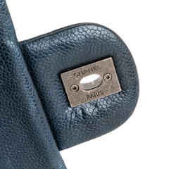 Jumbo Quilted Iridescent Caviar Easy Flap