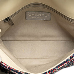Mini Rectangular Tweed Single Flap