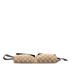 GG Canvas Double Pocket Belt Bag