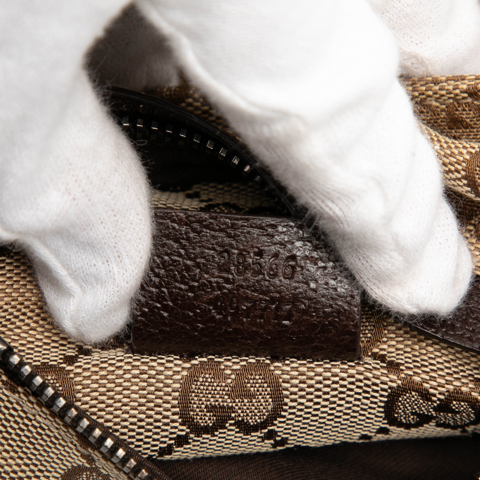 GG Canvas Double Pocket Belt Bag