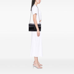 Medium Leather Dollar Interlocking G Crossbody