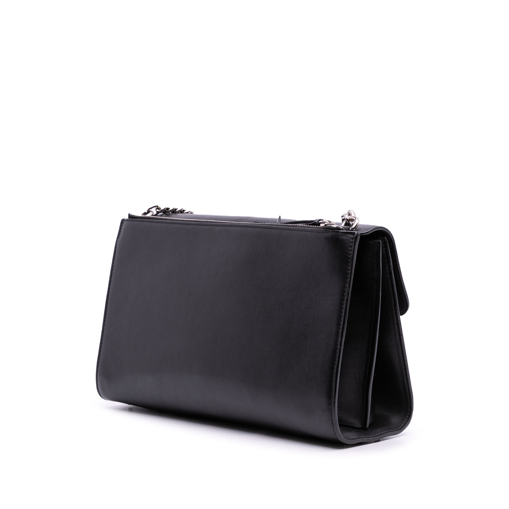 Medium Leather Dollar Interlocking G Crossbody