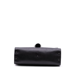Medium Leather Dollar Interlocking G Crossbody