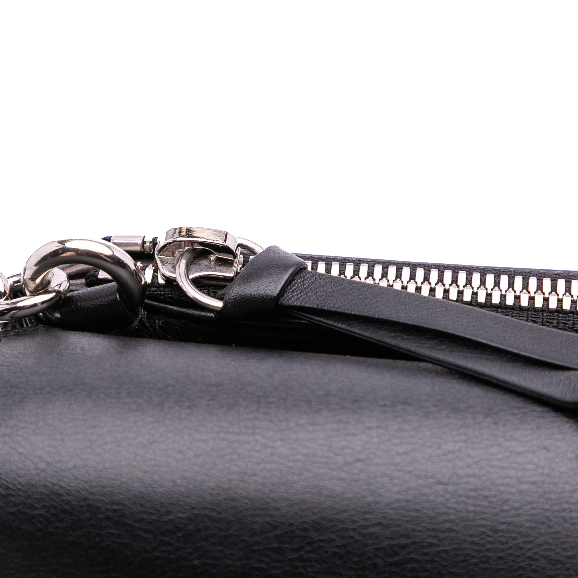 Medium Leather Dollar Interlocking G Crossbody