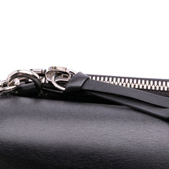 Medium Leather Dollar Interlocking G Crossbody