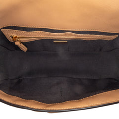 Zucca Embossed Baguette Satchel