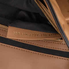 Zucca Embossed Baguette Satchel