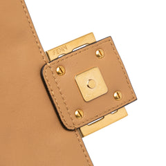 Zucca Embossed Baguette Satchel