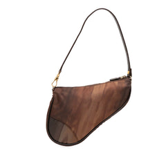 Mini Printed Nylon Saddle Pochette