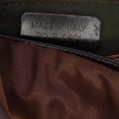 Mini Printed Nylon Saddle Pochette
