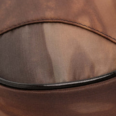 Mini Printed Nylon Saddle Pochette