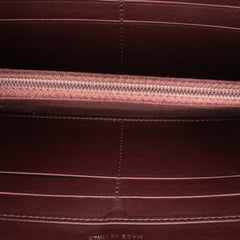 CC Quilted Caviar Zip Around Long Wallet