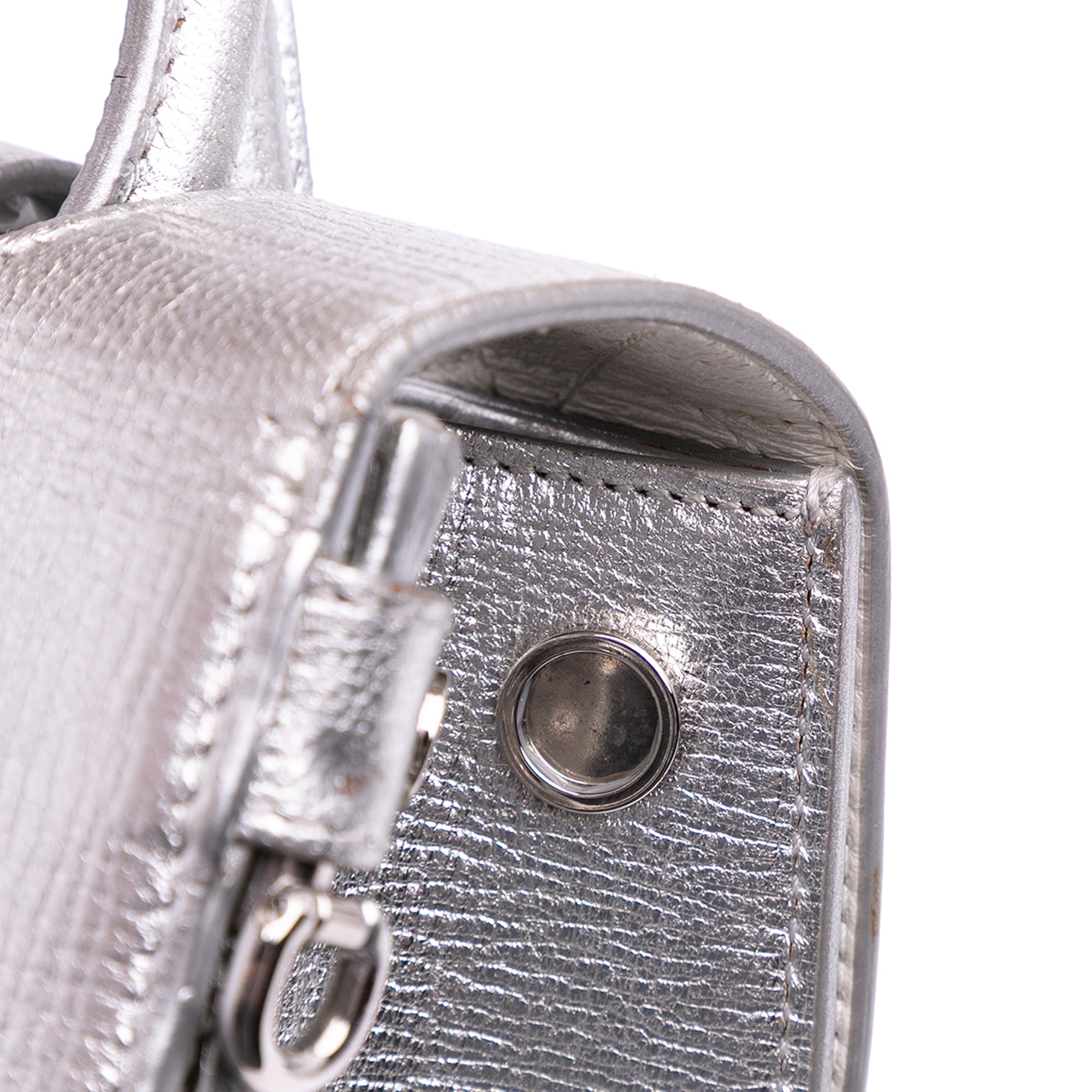 Mini Grained Calfskin Diorever Satchel