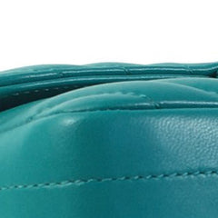Mini Rectangular Chevron Lambskin Single Flap
