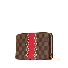 Damier Ebene Karakoram Zippy Wallet