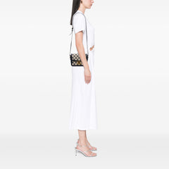 Teen Embroidered Canvas and Calfskin Triomphe Crossbody