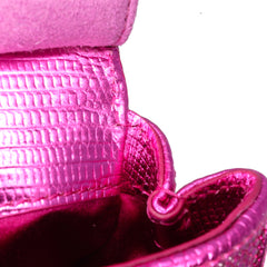 Mini Crystal Embellished Satin Sicily Bag