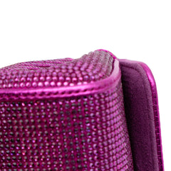 Mini Crystal Embellished Satin Sicily Bag