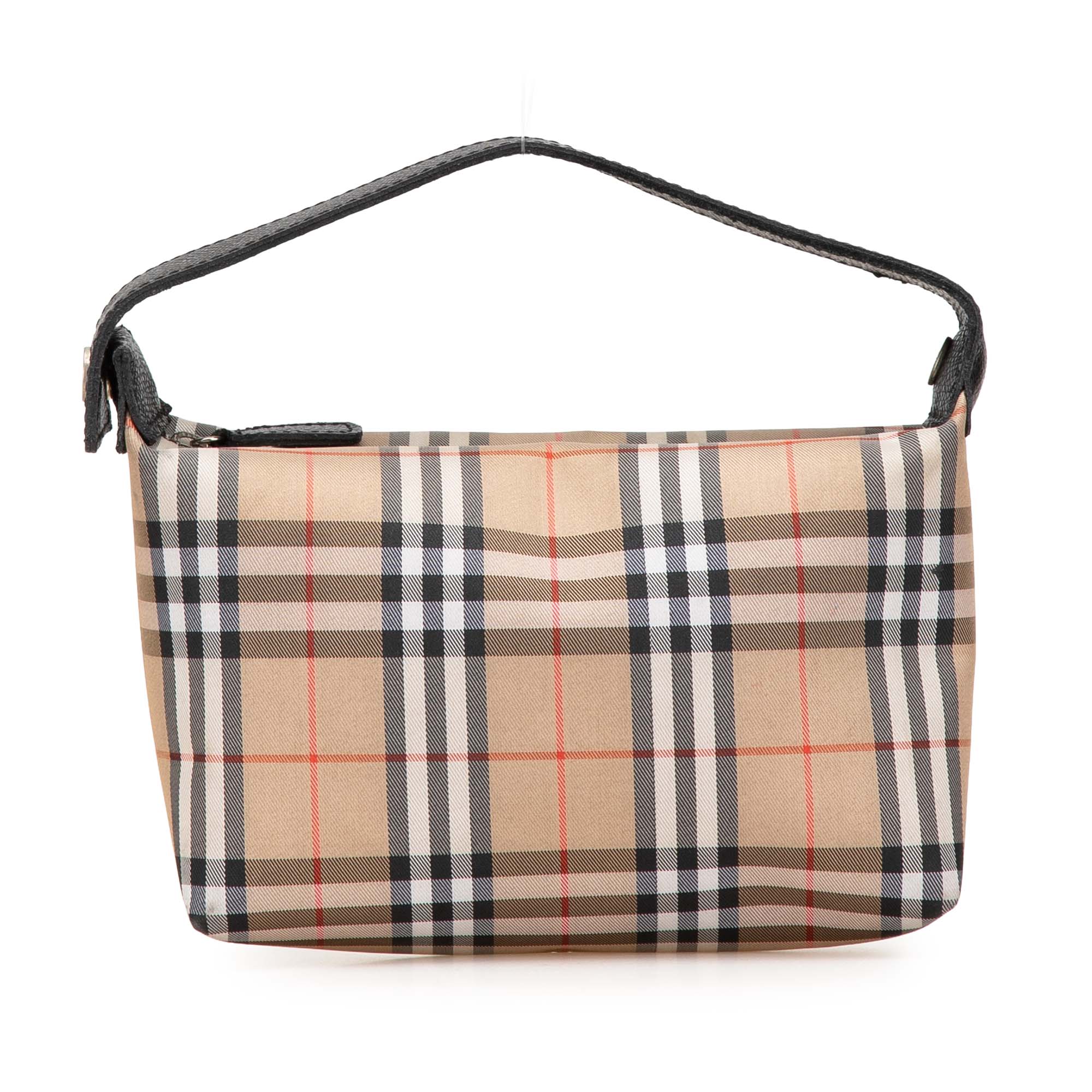 House Check Canvas Handbag