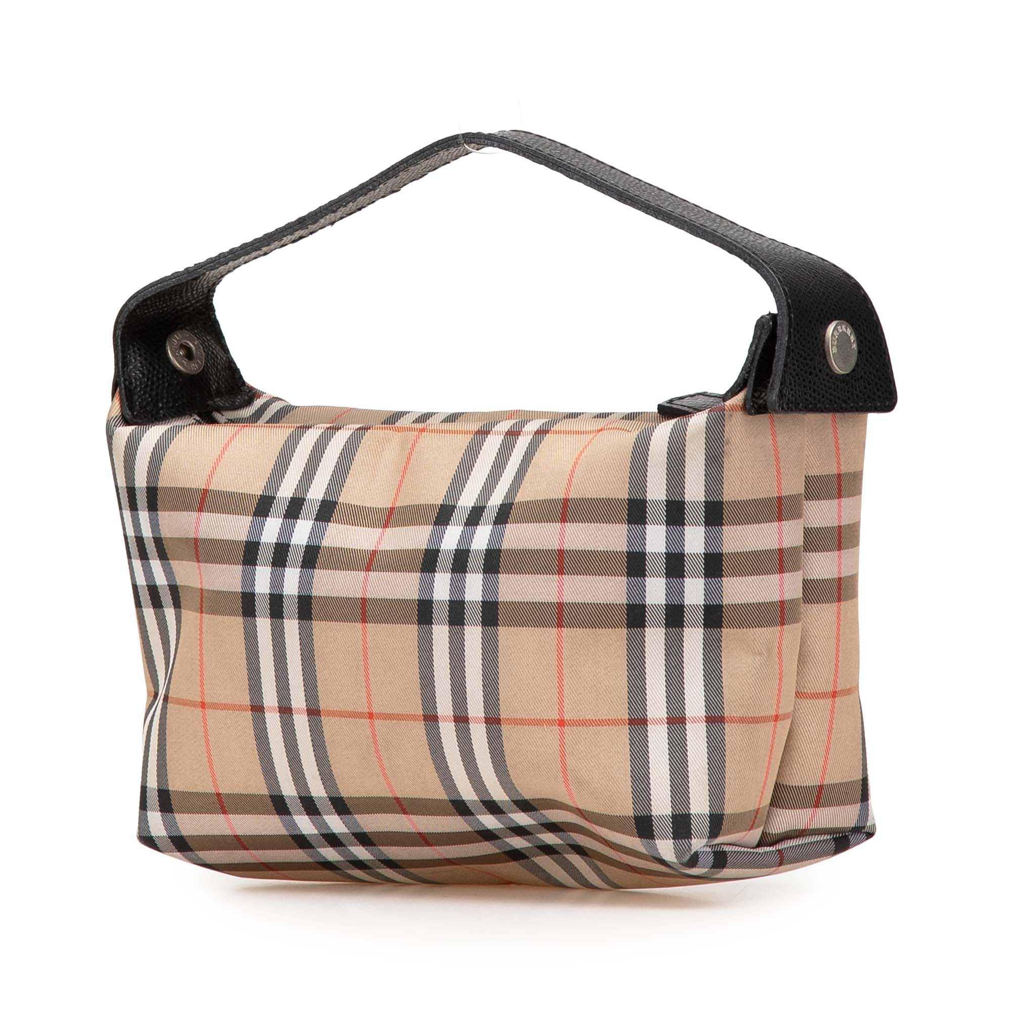 House Check Canvas Handbag