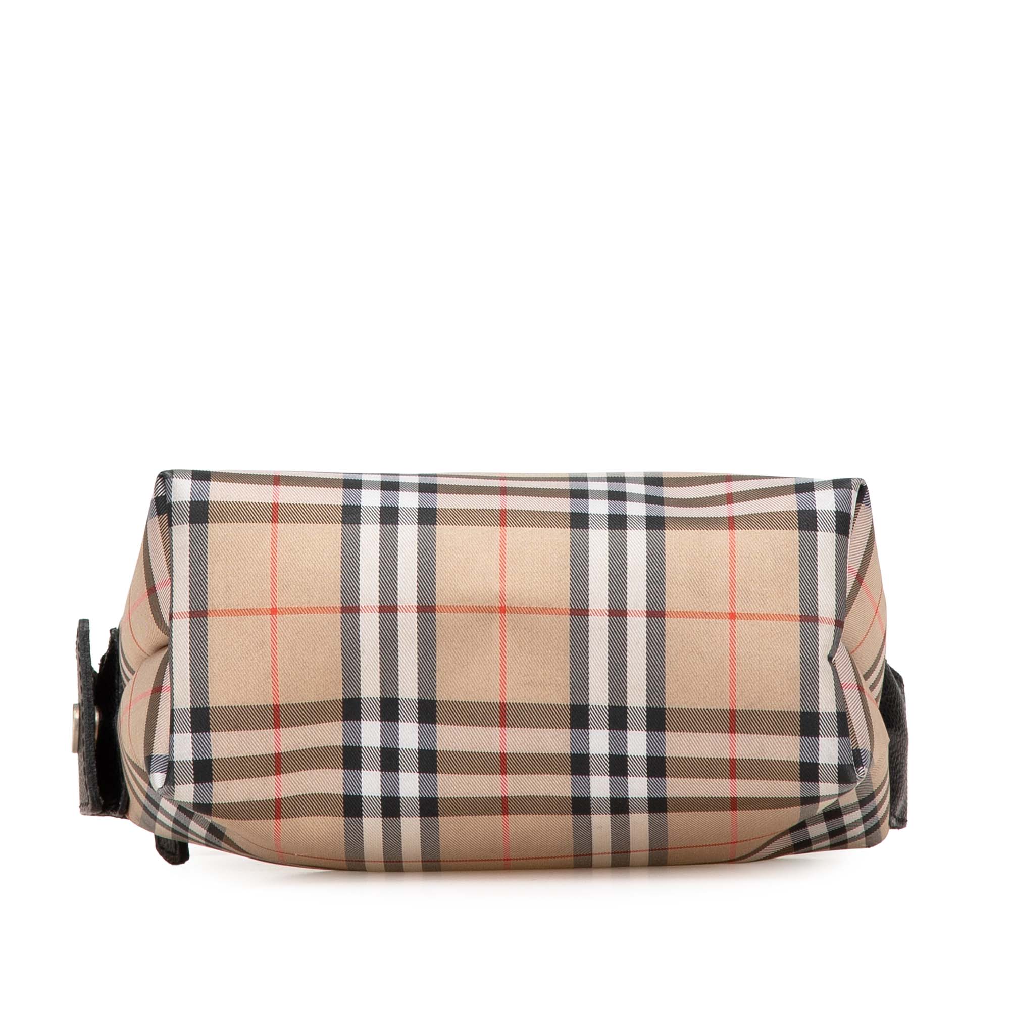 House Check Canvas Handbag