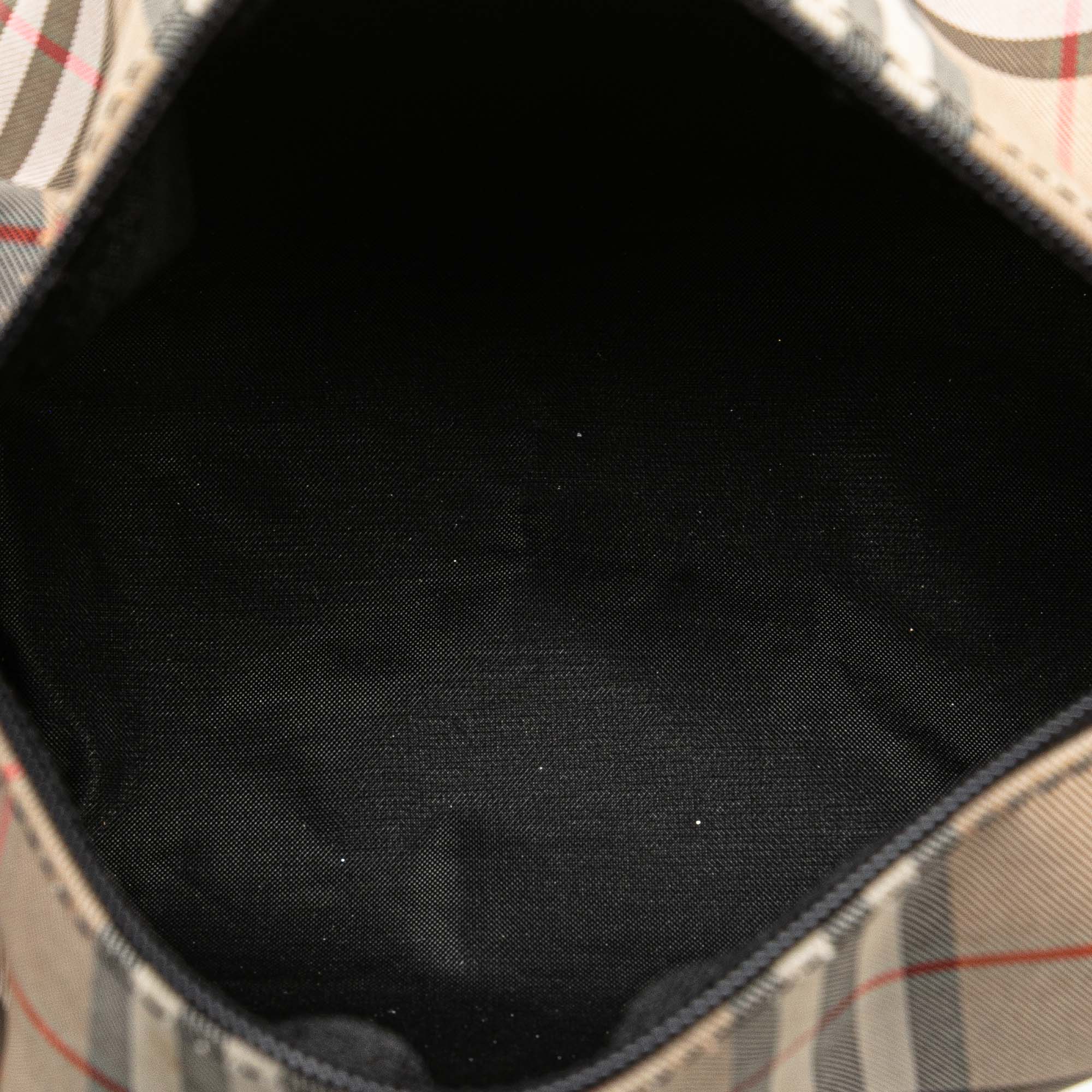 House Check Canvas Handbag