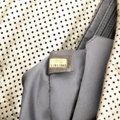 Medium Reissue Perforated Calfskin Drill Flap