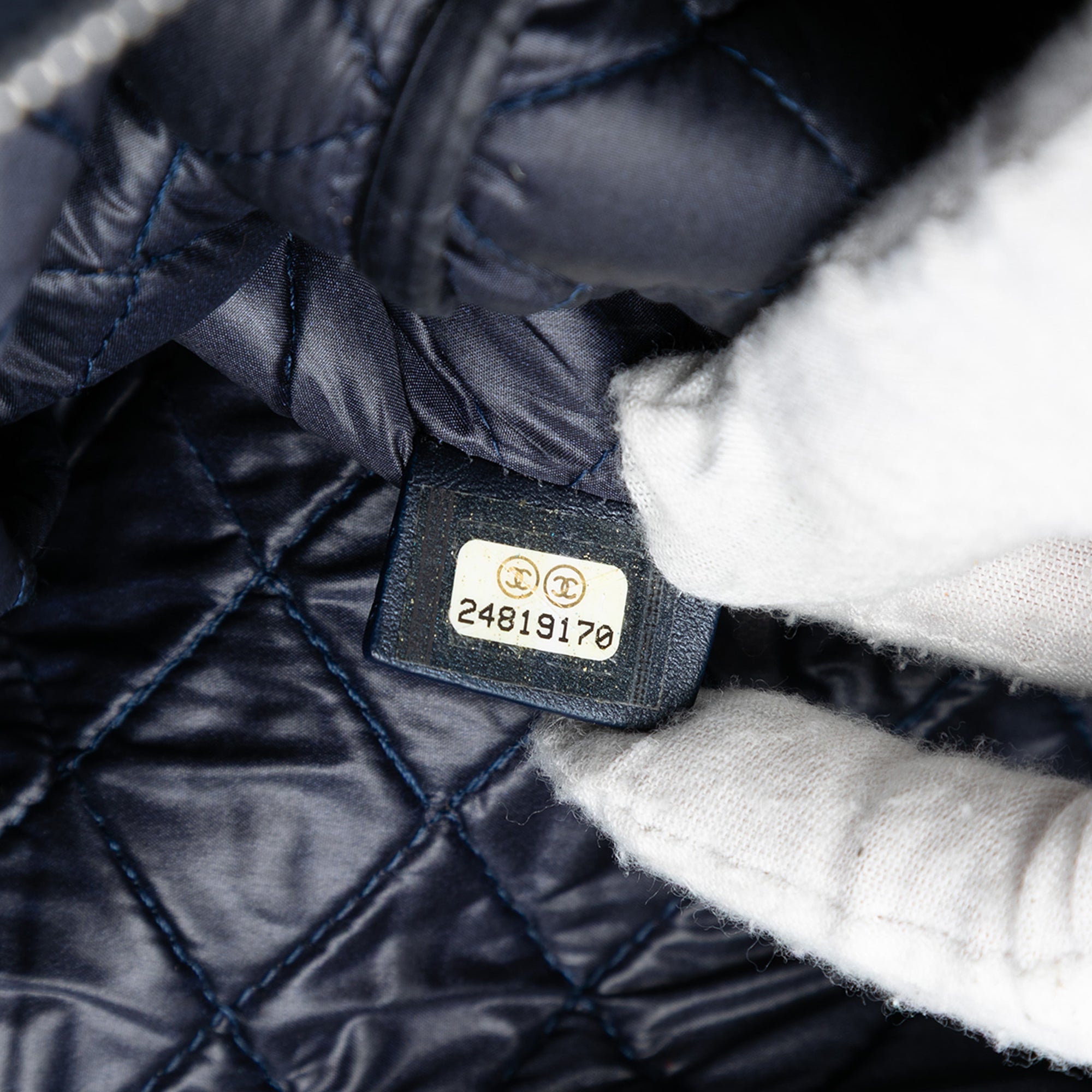 Large Quilted Caviar Boy O Case Clutch