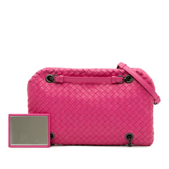 Nappa Intrecciato Duo Shoulder Bag