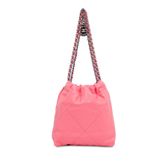 Mini Shiny Calfskin Rainbow Hardware 22 Handbag