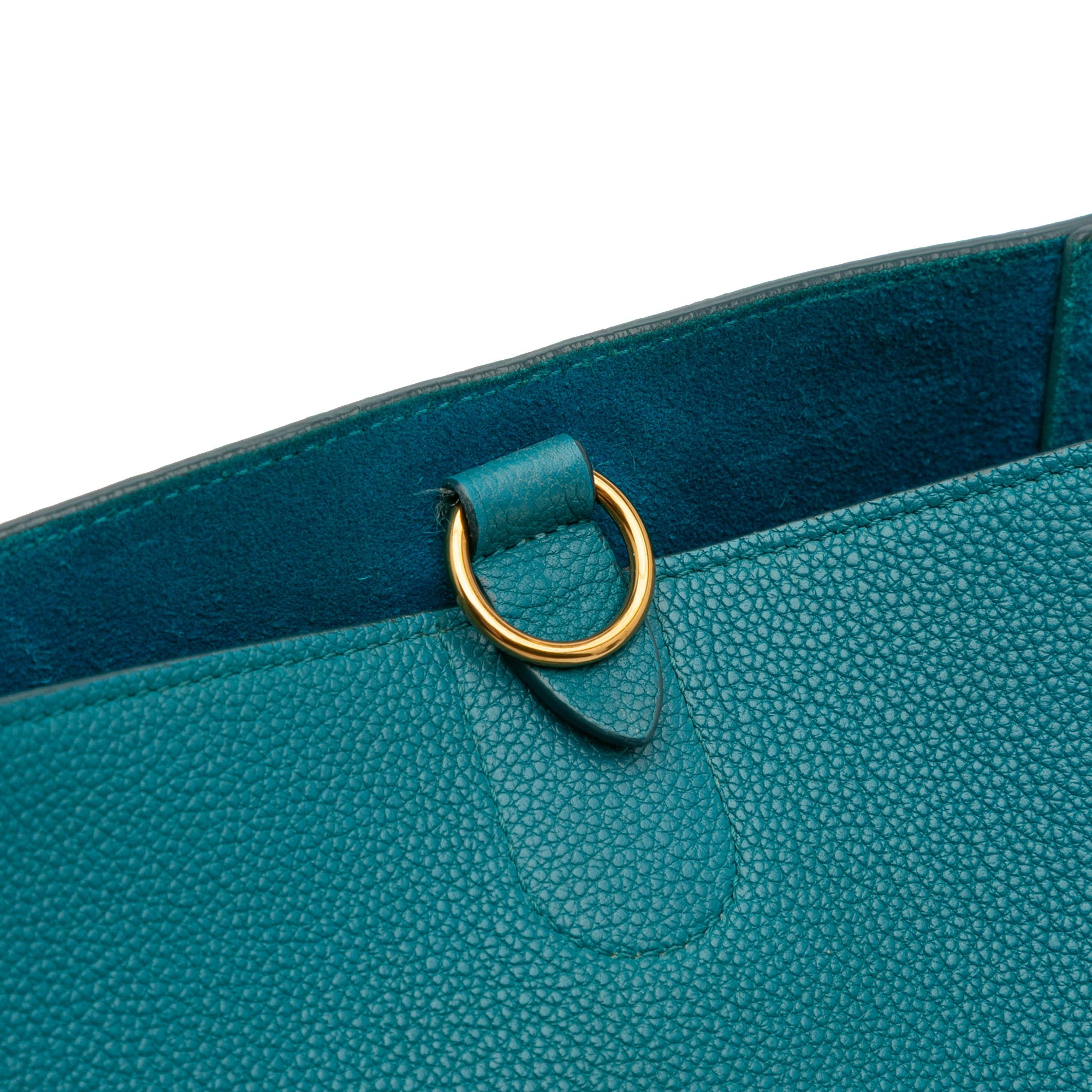 Small Soft Grained Calfskin Seau Sangle Bucket Bag