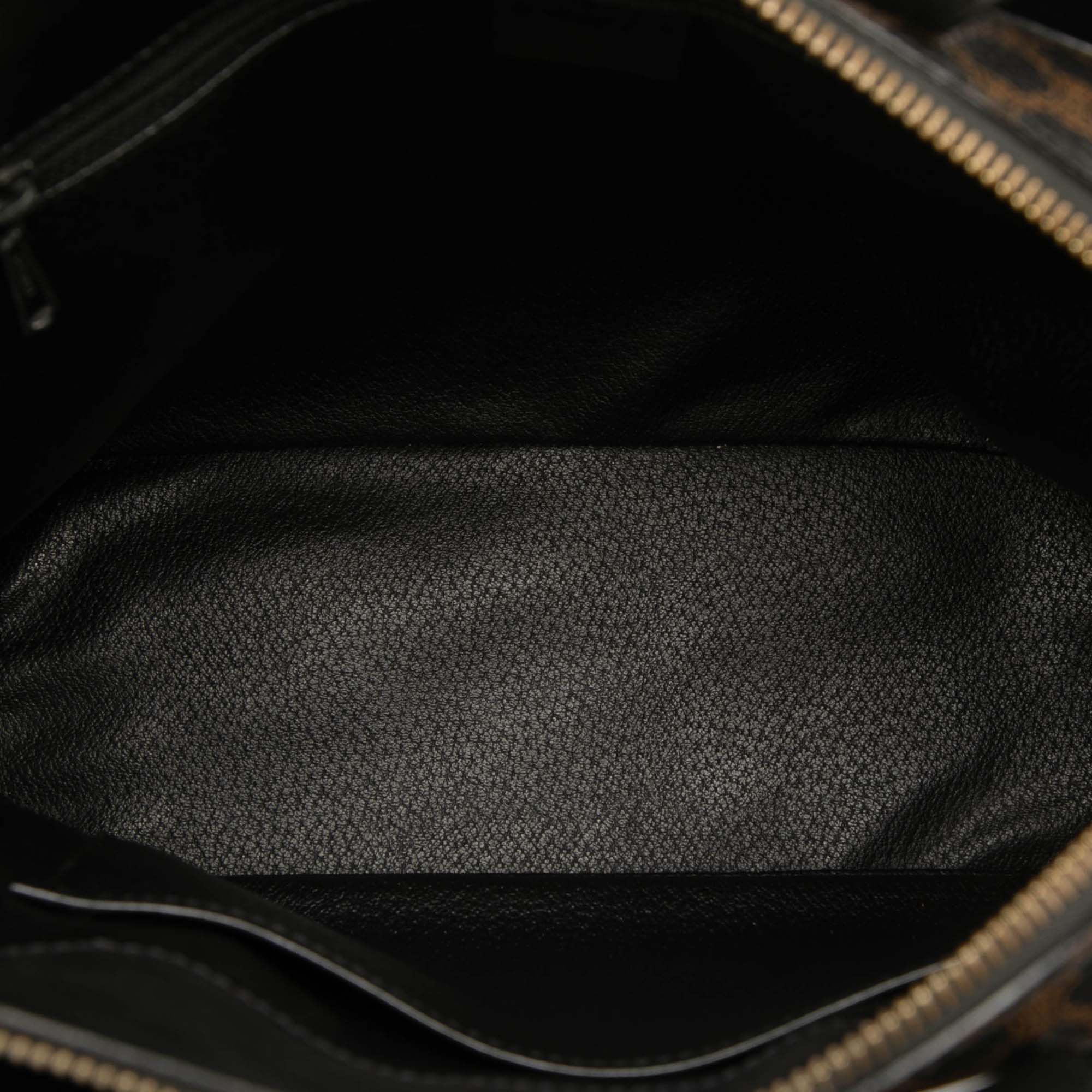 Macadam Coated Canvas Handbag