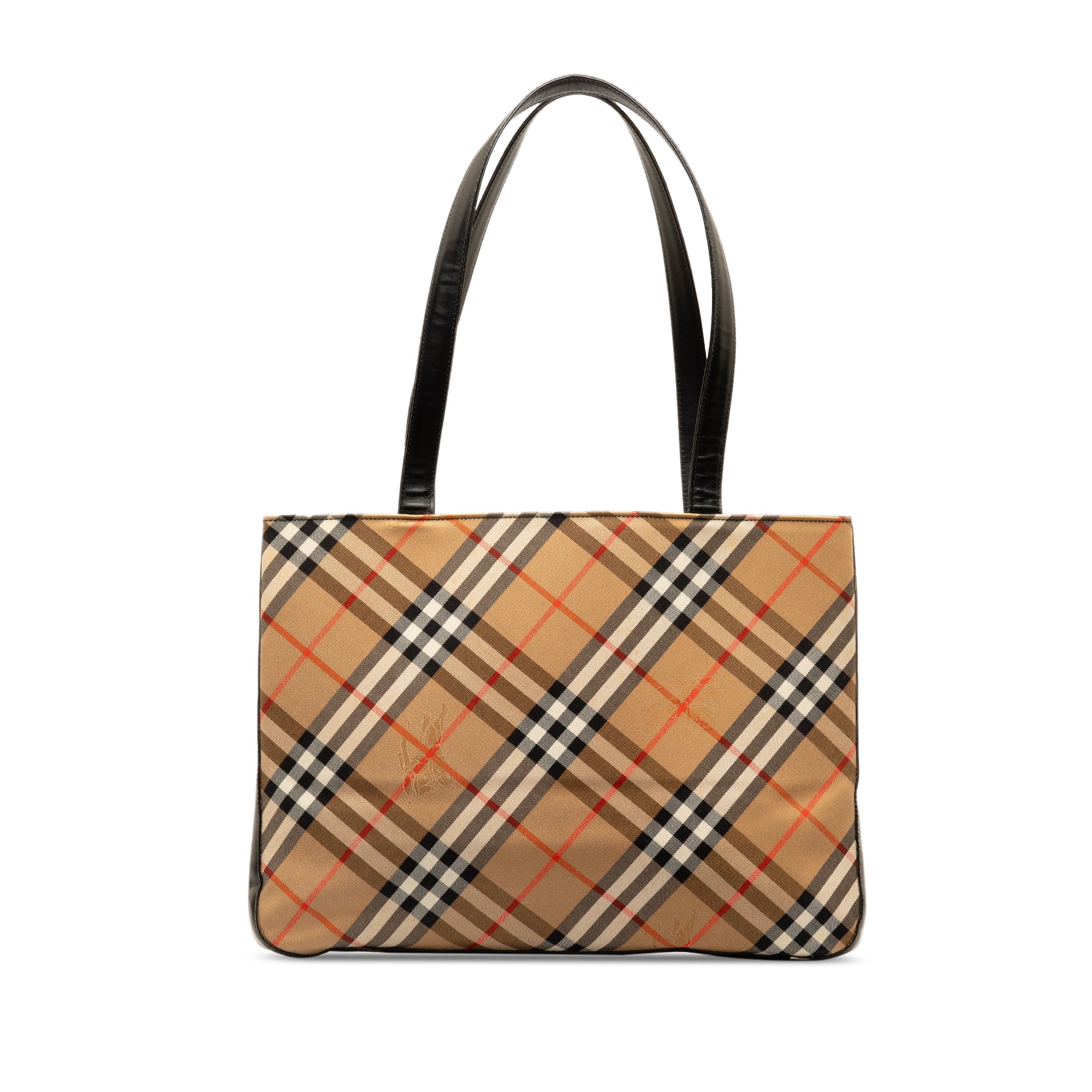 Nova Check Double Pocket Tote_2