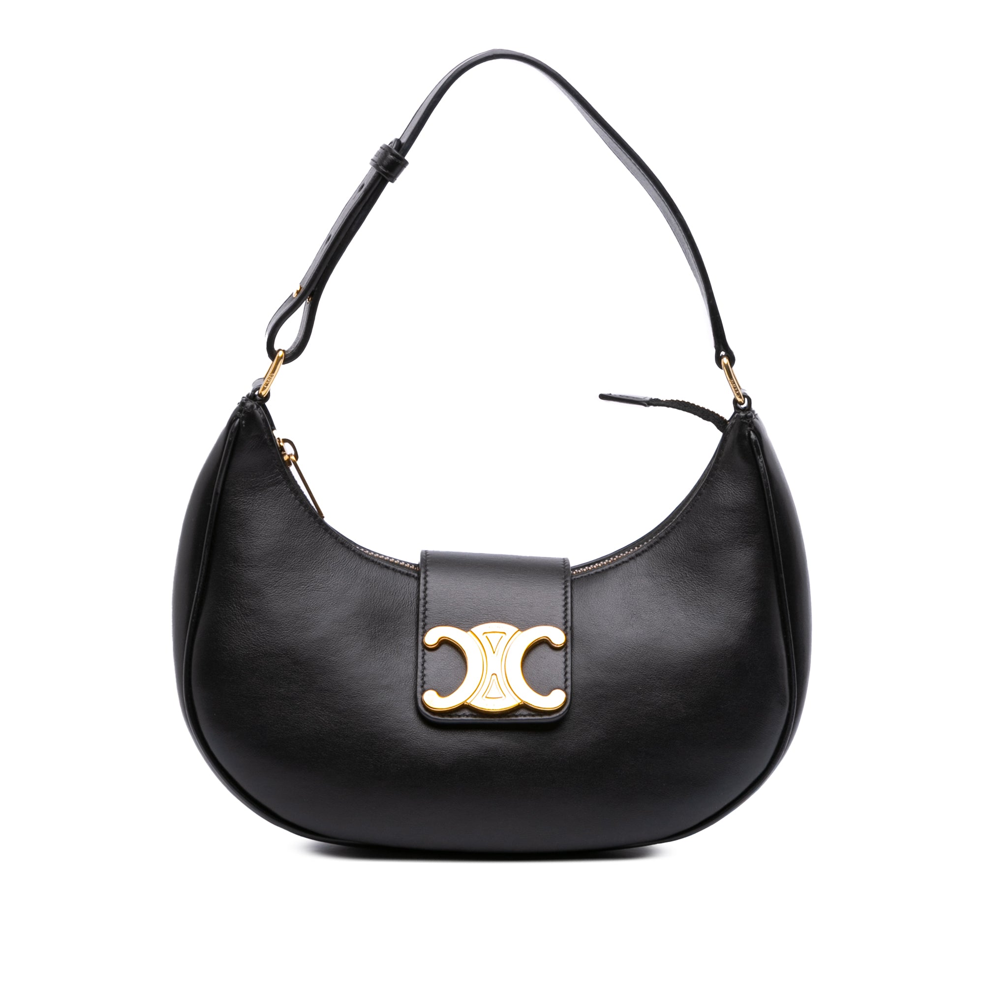 Medium Calfskin Triomphe Ava Shoulder Bag