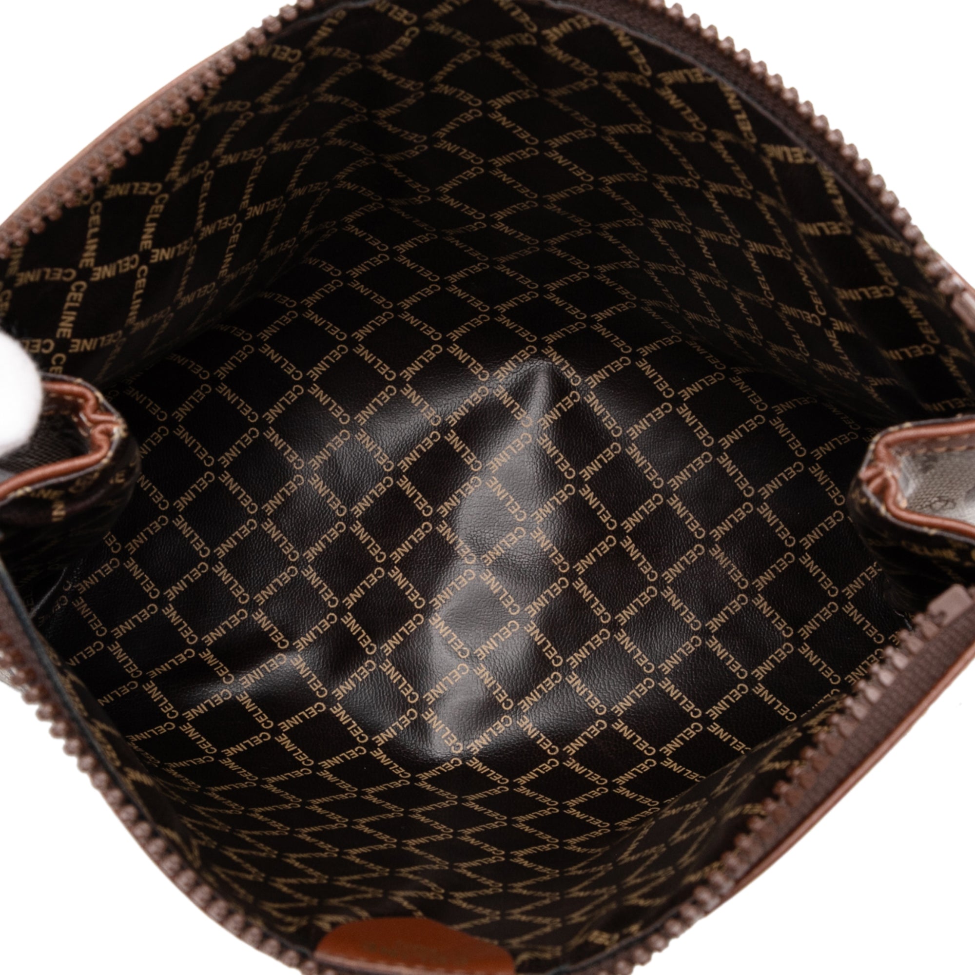 C Carriage Coated Canvas Clutch