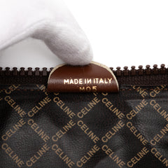 C Carriage Coated Canvas Clutch