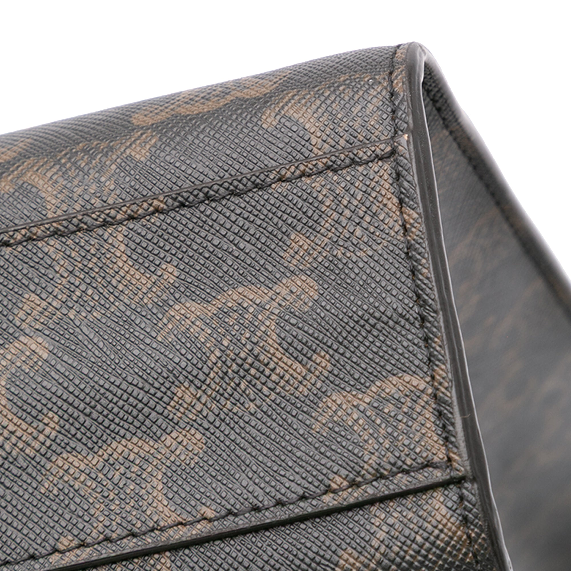 Small Triomphe Coated Canvas Vertical Cabas Satchel