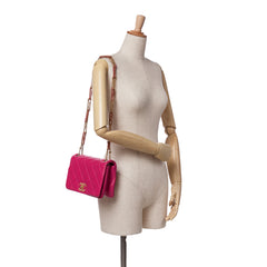 Small Quilted Lambskin On And On Chain Flap