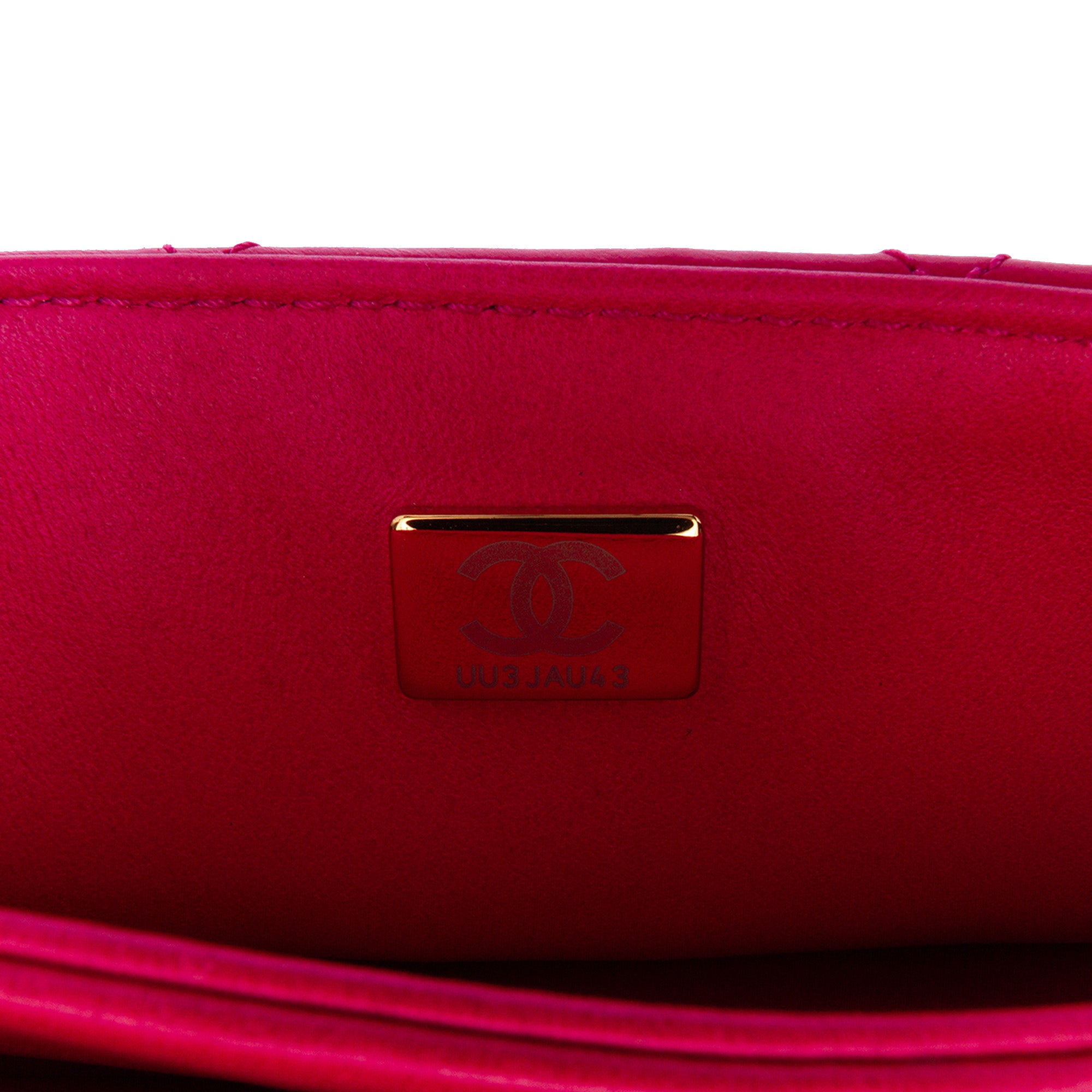 Small Quilted Lambskin On And On Chain Flap