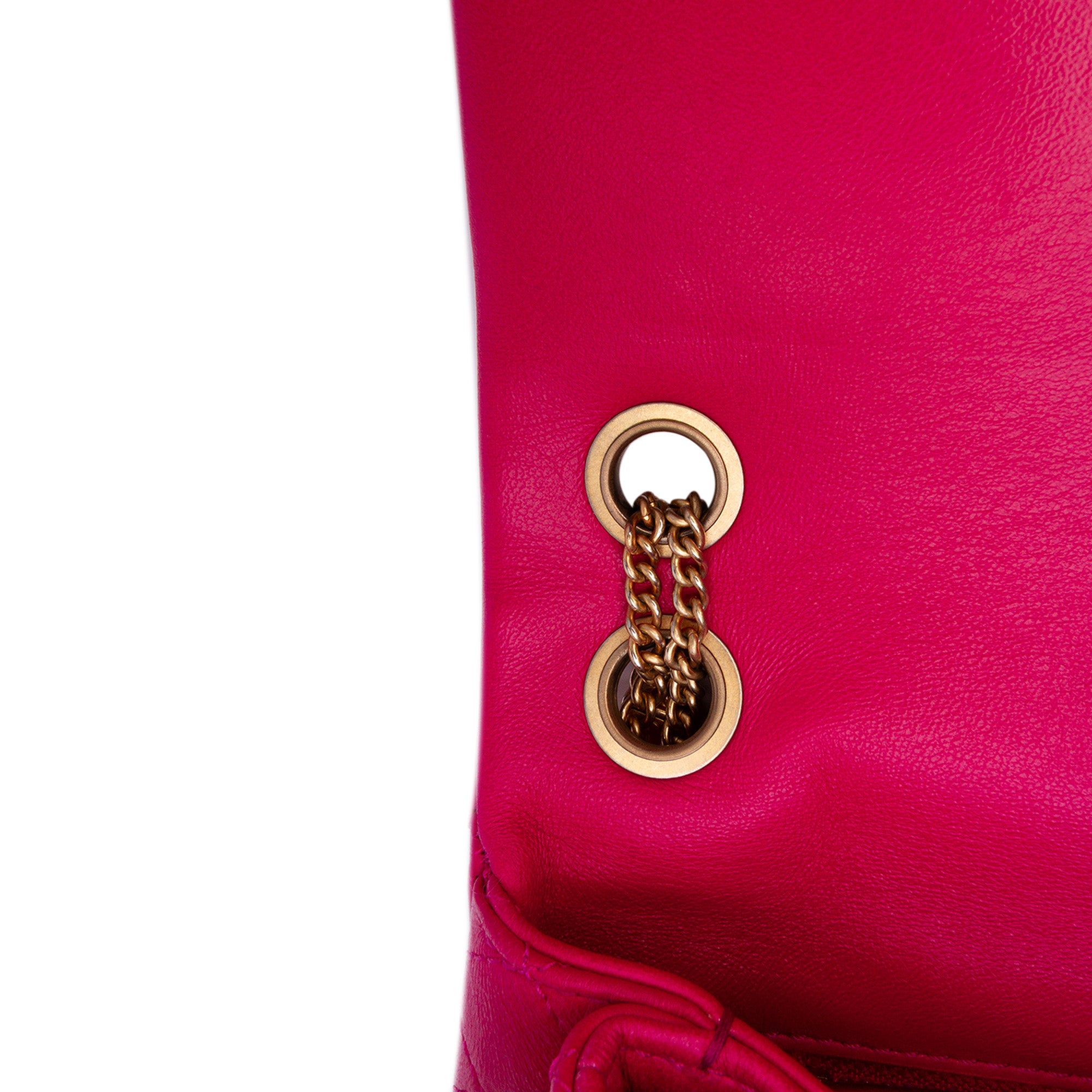Small Quilted Lambskin On And On Chain Flap
